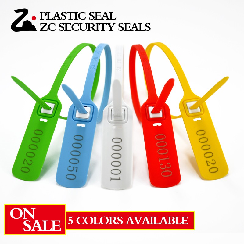 100 Numbered Plastic Security Seals Tamper Proof Tags Pull Ties Secure Anti Tamper Seals Self Lockingwhite