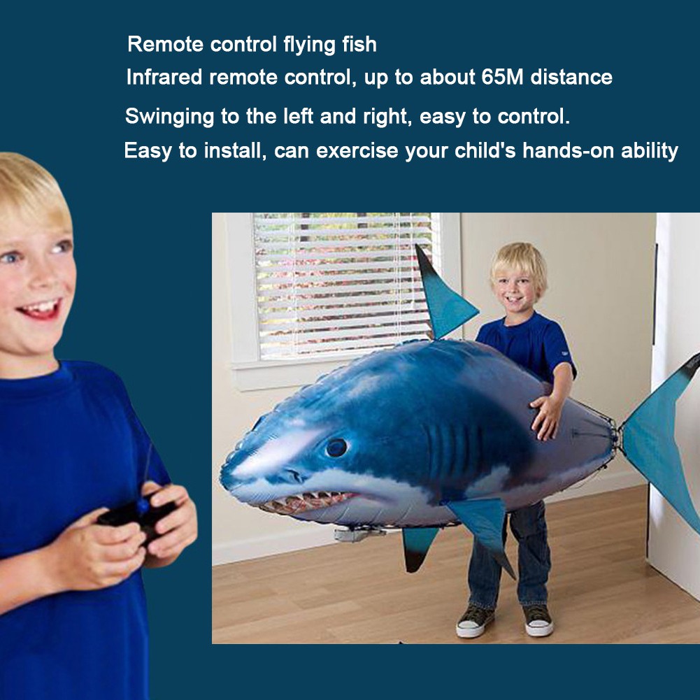 aerial remote control flying shark