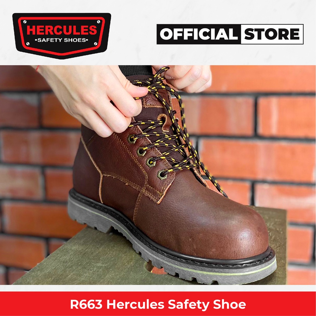 HERCULES R663 Mid Cut Safety Shoes | Shopee Malaysia