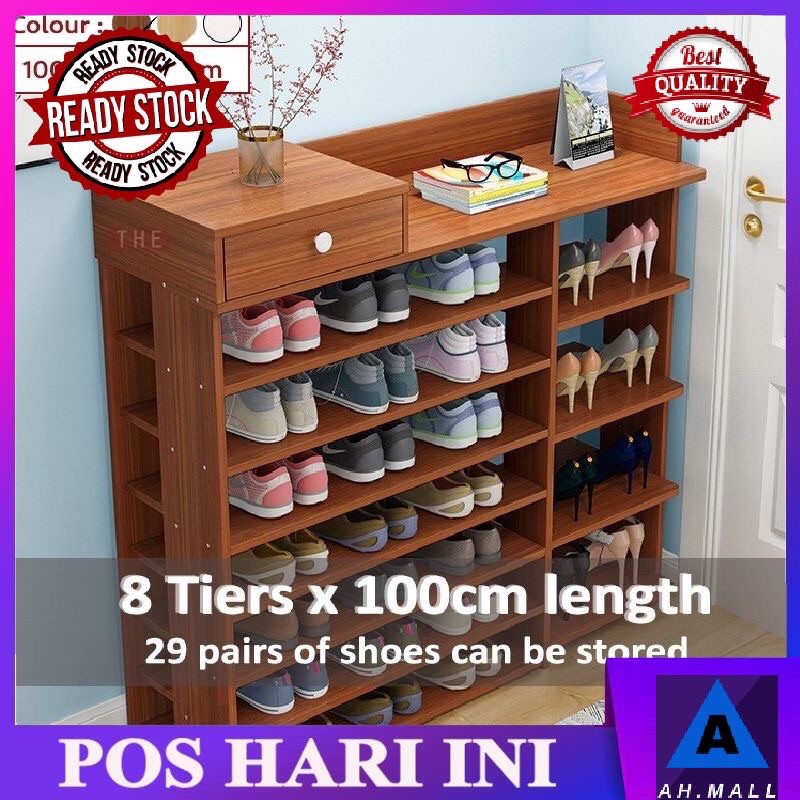 Shoes Cabinet Rack Storage Modern Style Kabinet Rak Kasut Murah Shopee Malaysia