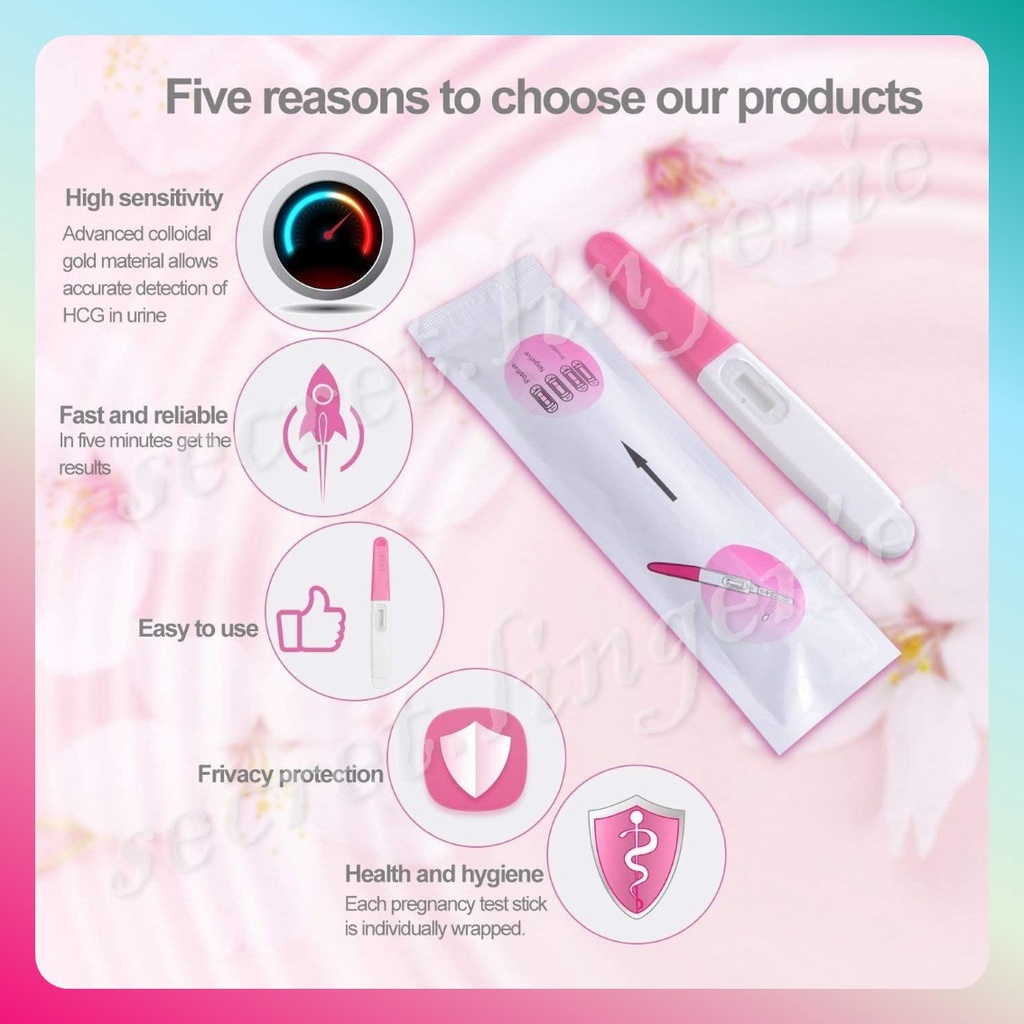 Mother pregnancy test pen pregnant kehamilan 验孕棒 upk opk upt 1 step urine test early detection HCG Rapid Screen Test