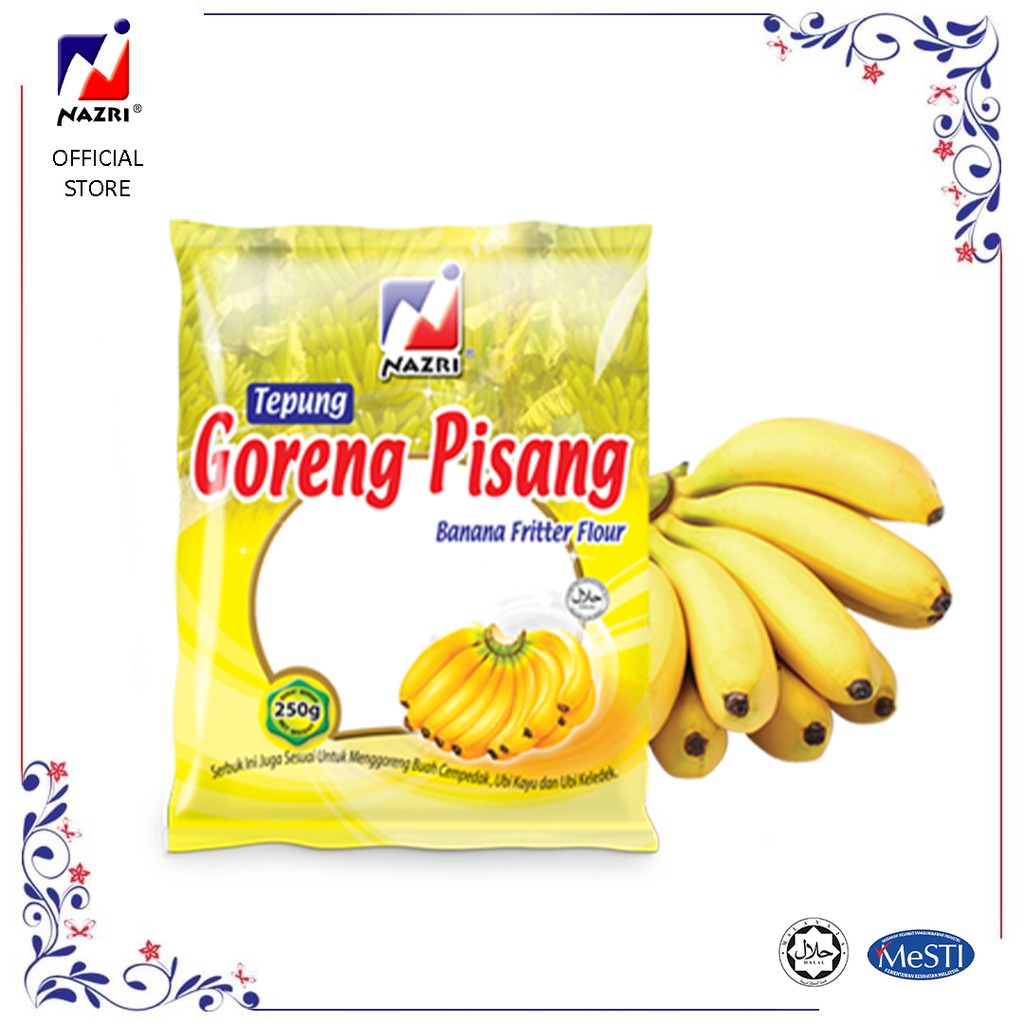 NAZRI Tepung Goreng Pisang (250g & 1Kg)/NAZRI Banana Fritter Flour (250g & 1Kg)