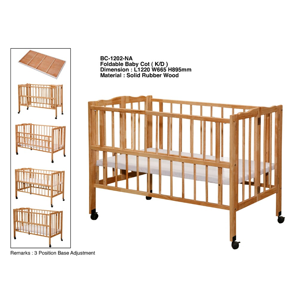 baby cot dimensions