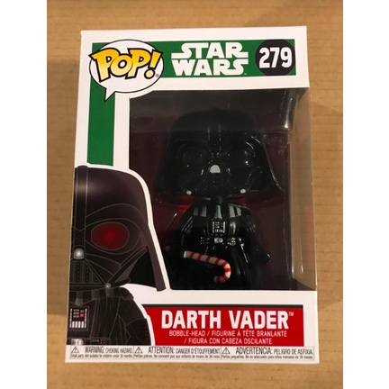 Funko Pop Star Wars Darth Vader With Candy Cane #279 