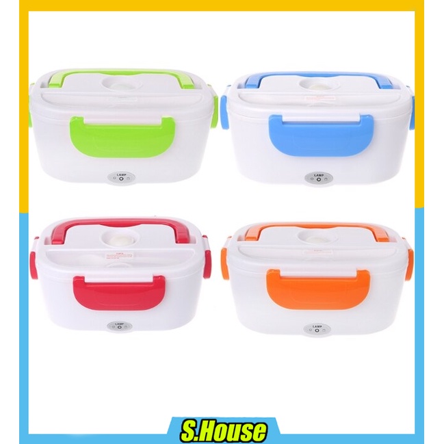 Original Electric Heating Keep Warm Lunch Box Food Storage Container Bekalan Bekal Bekas Makanan Pemanas Elektrik Shopee Malaysia