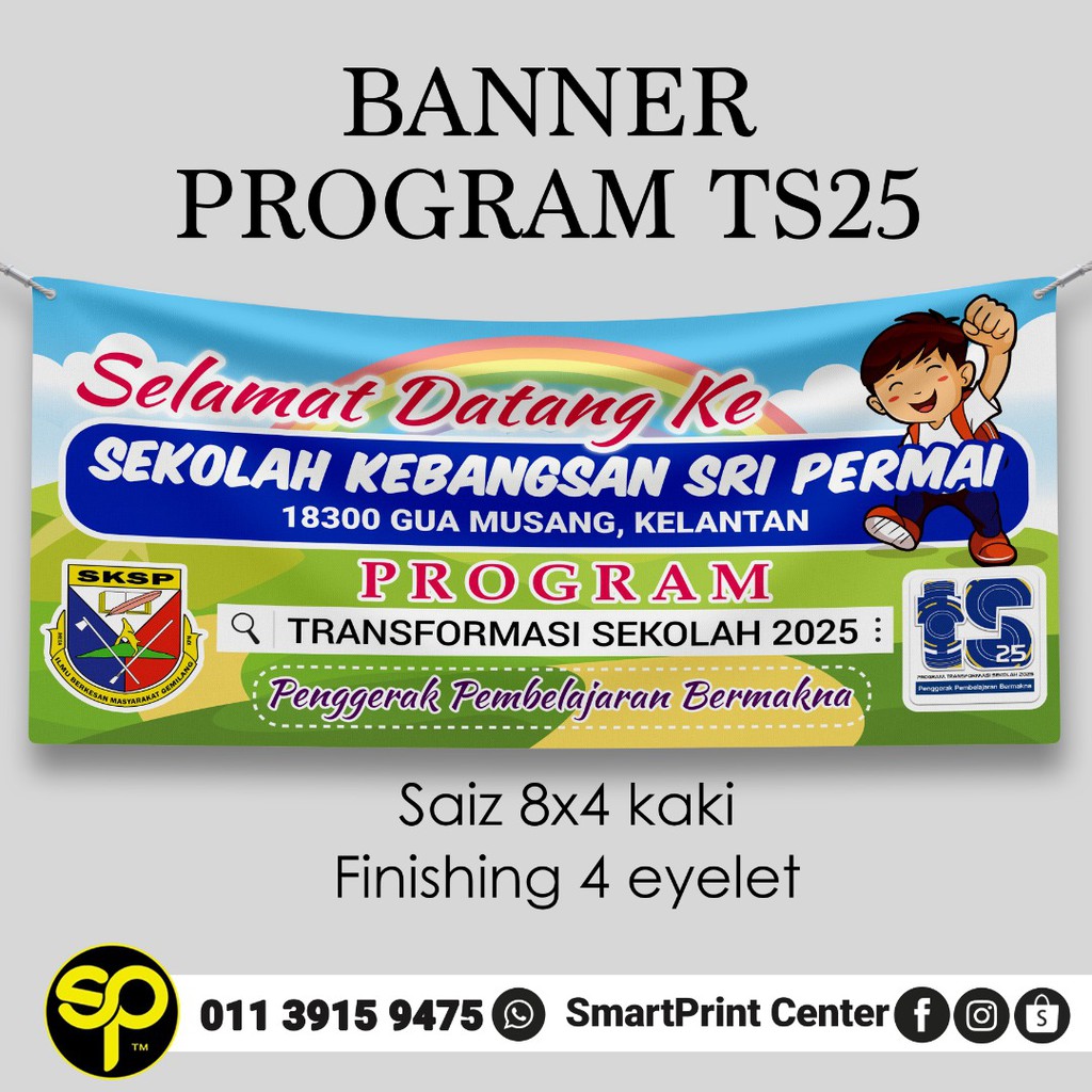 Buy BANNER PROGRAM TRANSFORMASI SEKOLAH 2025 TS25 | SeeTracker Malaysia