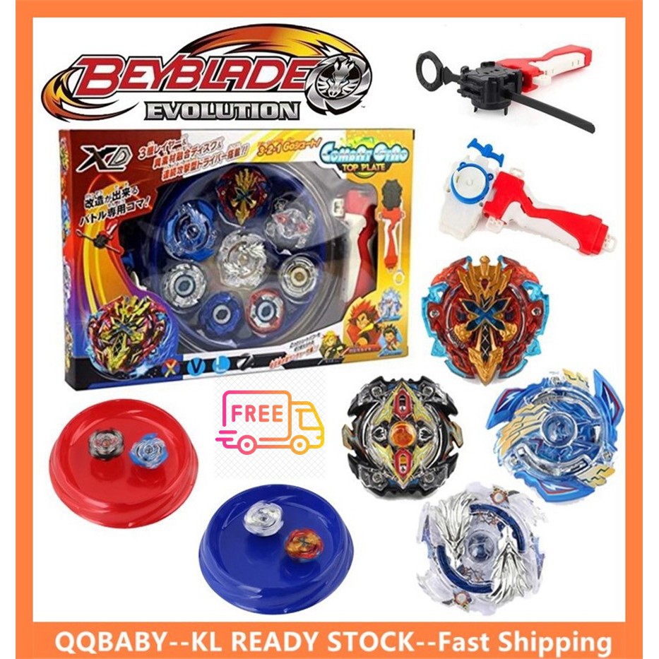 Ready Stock Local Seller at QQBABY 4PCS Beyblade Boxed Toys Beyblade ...