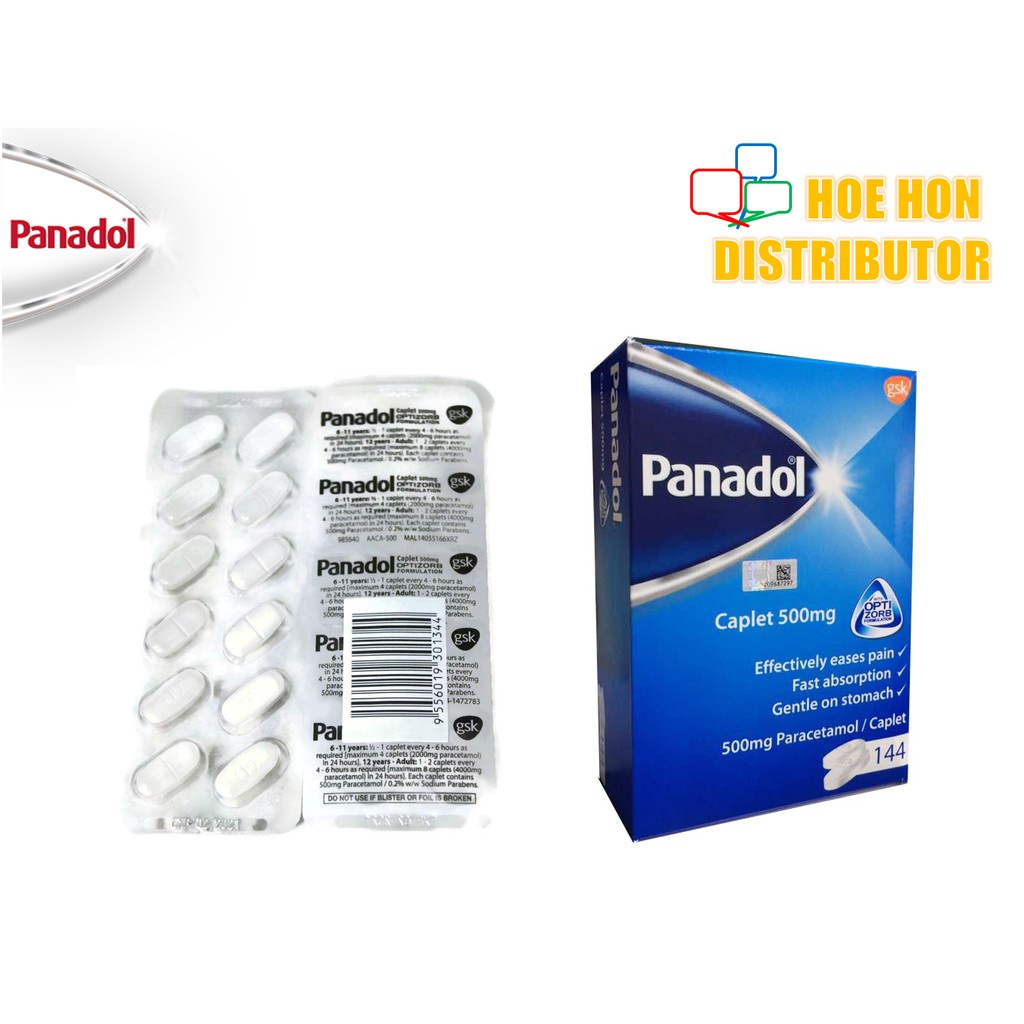 Panadol Optizorb Fast Absorption Headache Fever Migraine Cold Flu Toothache Pain Relief Relieve 12 Tablets Shopee Malaysia