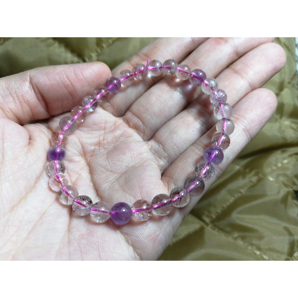 Original Super 7 Crystal Bracelet 6 Mm | Shopee Malaysia