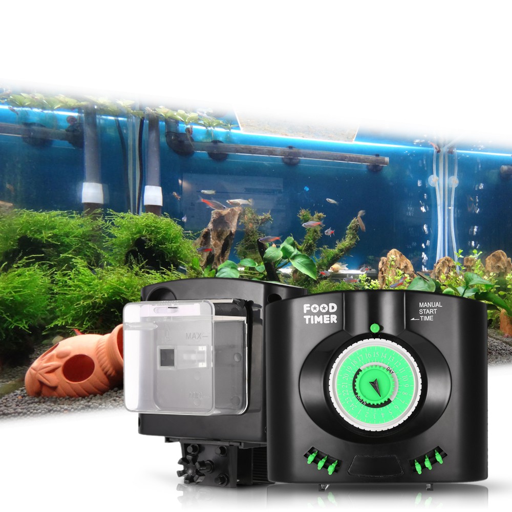 Fish Food Timer Automatic Fish Feeder Pet Feeding Dispenser