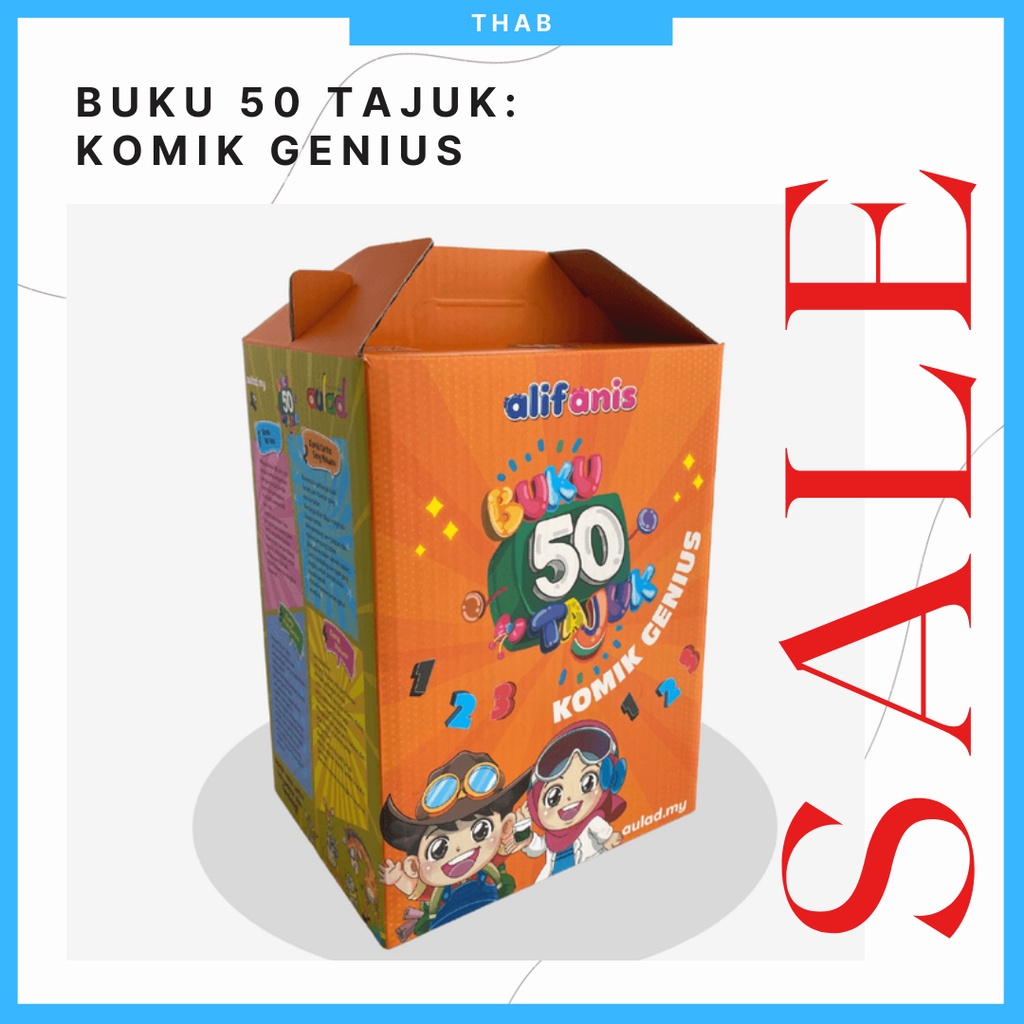 Buku 50 Tajuk - Komik Genius (Buku Aktiviti Kanak-kanak) | Shopee Malaysia