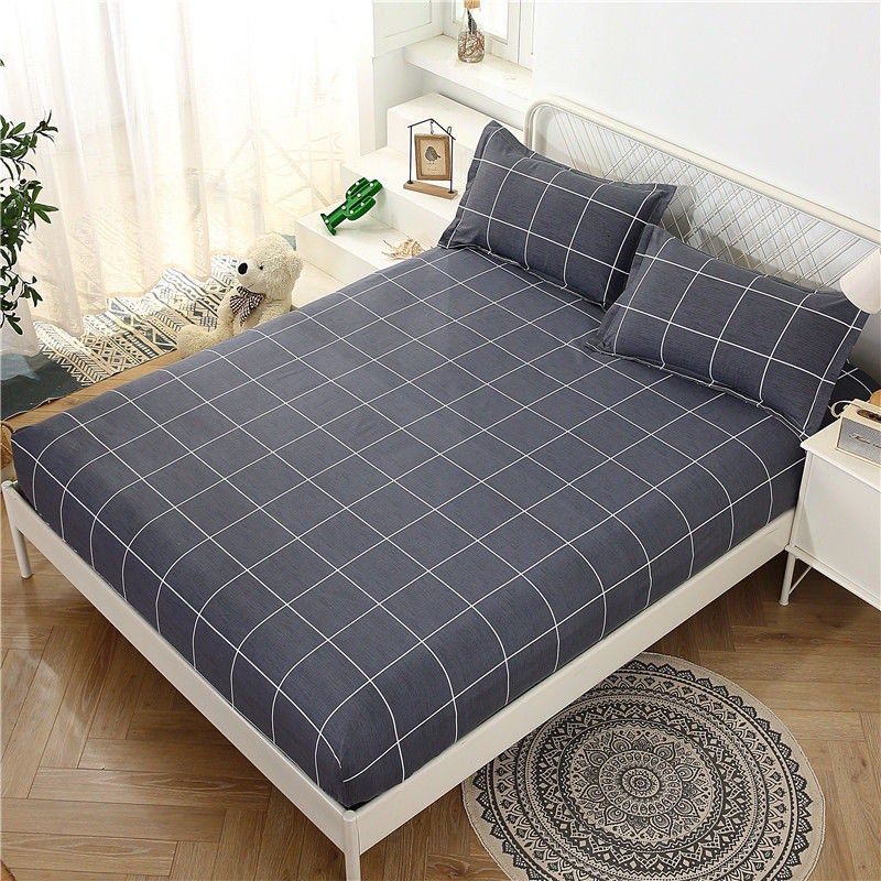 Fitted Bedsheet 3in1 Queen Size 2in1 Single Size Bed Sheet Getah
