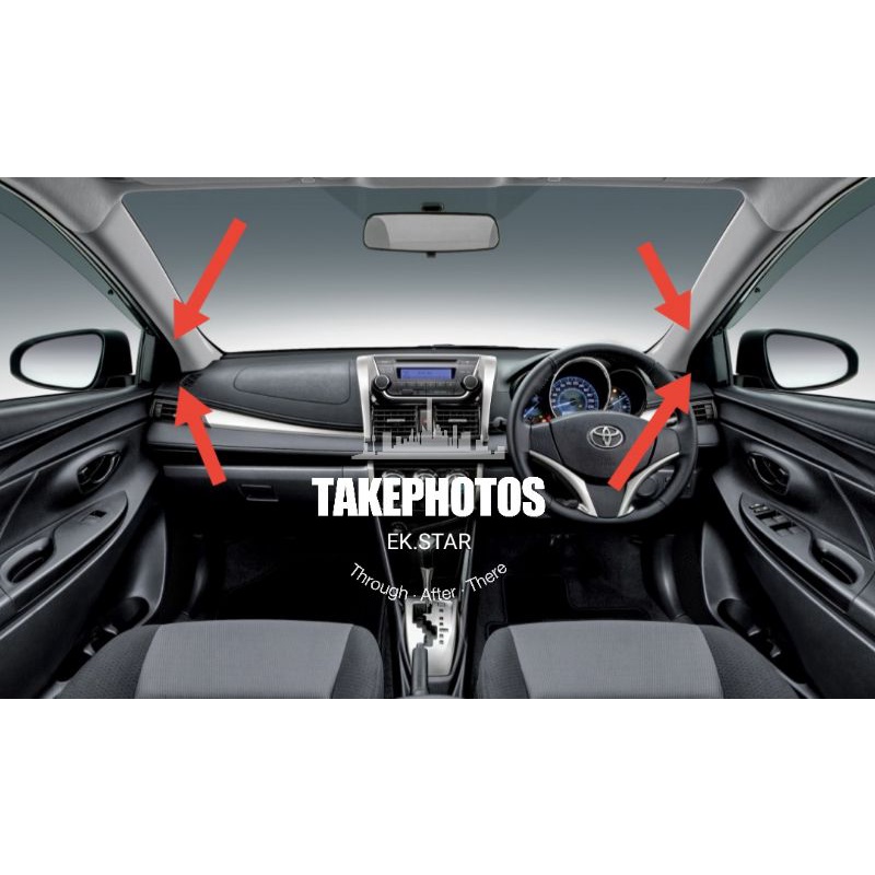 ORIGINAL TOYOTA VIOS NCP150 20132017 TWEETER COVER DELTA INNER COVER