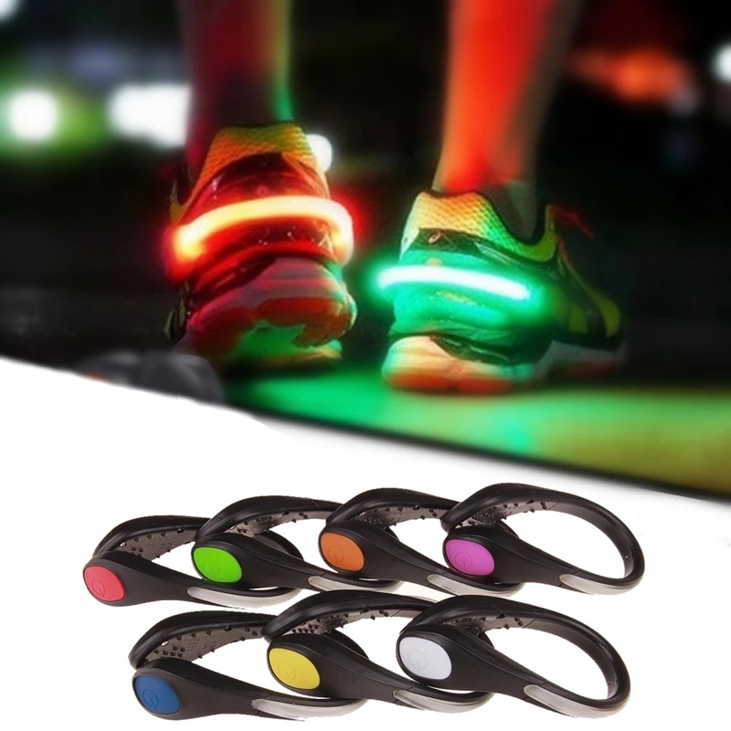 LED shoe clip light safety riding warning light U-shaped flash shoe clip light outdoor sports night running light LED warning shoe clip light safety sports light