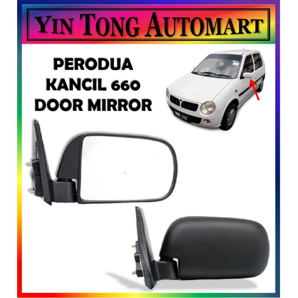 Perodua Kancil 660 Manual Door Side Mirror Lh And Rh Shopee Malaysia