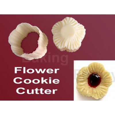 CNY EID Traditional Floral Flower Shape fruit jam tart cookie cu