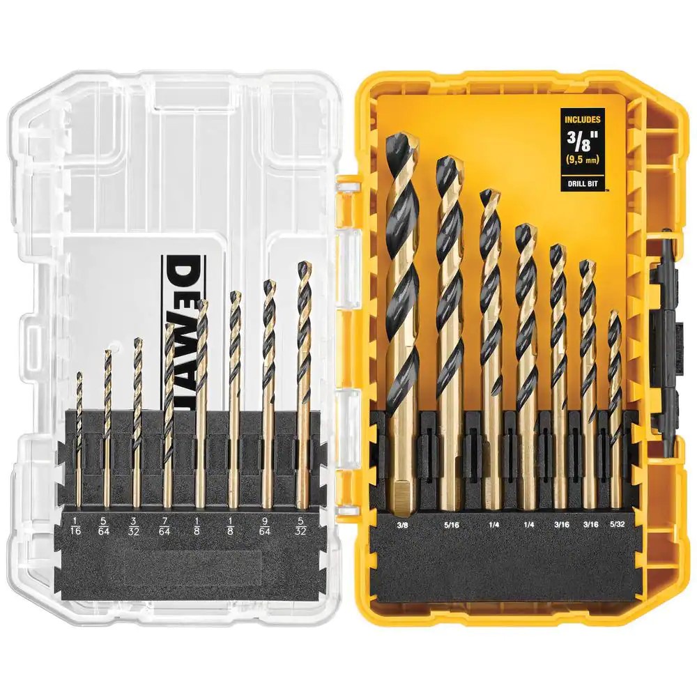 DeWALT Black And Gold Drill Bit Set 15-Piece | Shopee Malaysia