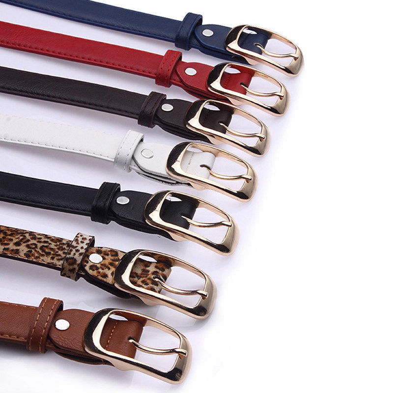 Hot Womens Lady Paint Leather Alloy Pin Buckle Waist Strap Belts Waistband SH 