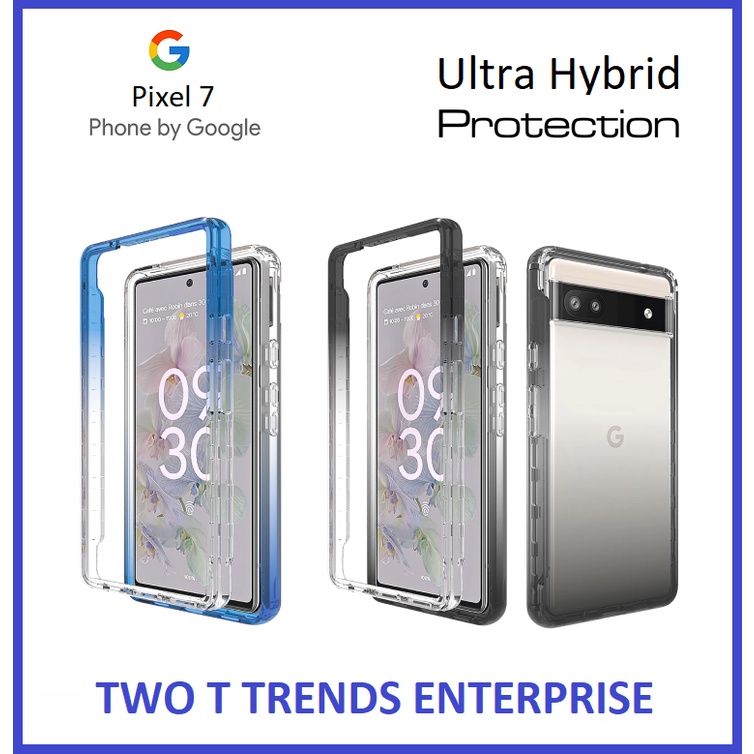 Google Pixel 9 9 Pro XL Pixel 8a 8 Pro Pixel 7A 7 Pro Pixel 6 6 Pro 6A Transparent Ultra Hybrid 2 in 1 Case Bumper Cover