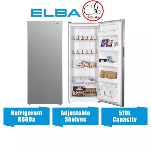 Elba Frost Free 570L Upright Freezer With Large Size Compartment EUF
