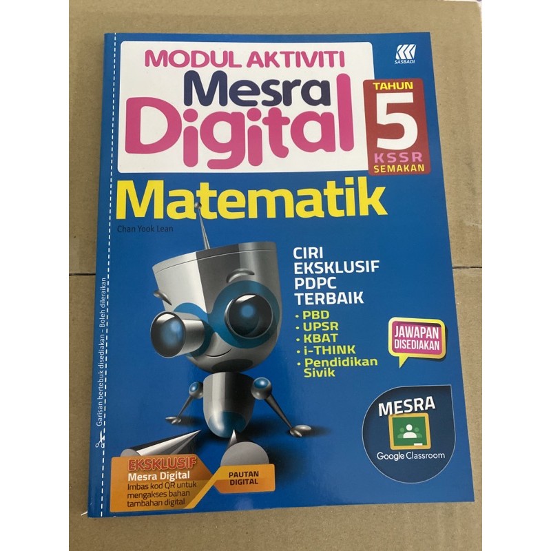 Buy SASBADI  Modul Aktiviti Mesra Digital 2021 Matematik Tahun 5