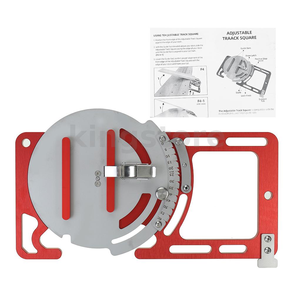 Aluminum Alloy Adjustable Track Square Track Saw Rail Guide Rail Track