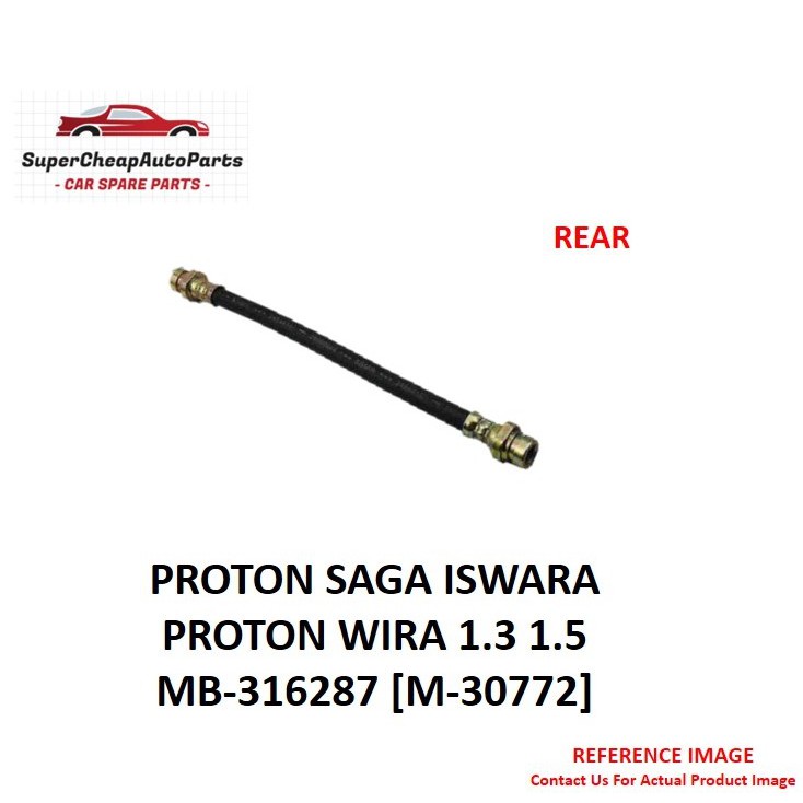 PROTON SAGA ISWARA WIRA 1.3 1.5 REAR BRAKE HOSE PIPE MB316287 Shopee