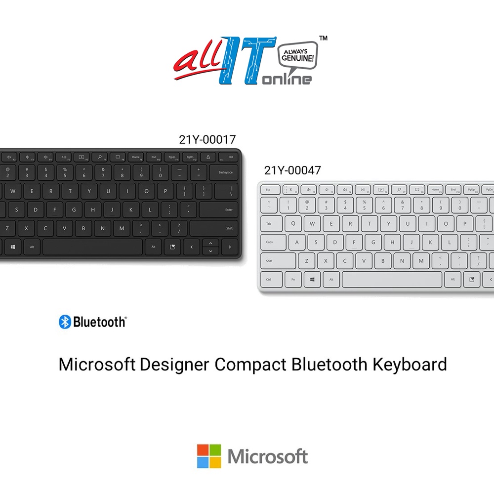 Microsoft Designer Compact Bluetooth Keyboard | Shopee Malaysia