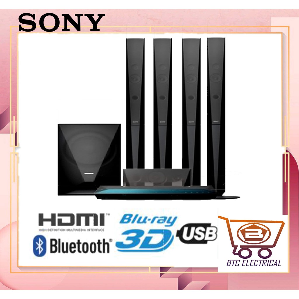 (Free Shipping) Sony BDVE6100 5.1ch Bluray Home Cinema System with