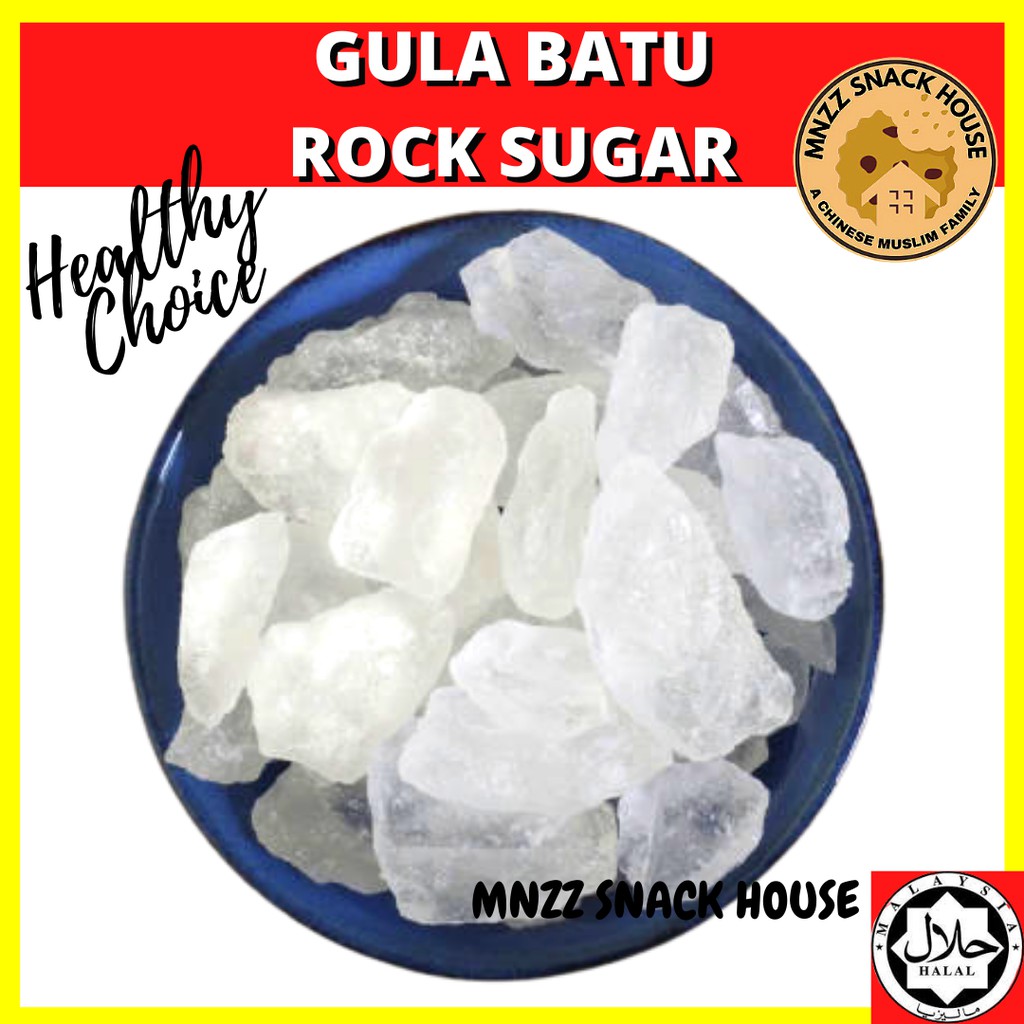 READY STOCK GULA BATU ROCK SUGAR groceries cooking essential masakan manis sugar gula 糖 - Mnzz Snack House