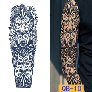 Betterfine88】Waterproof Temporary Full Arm Tattoos Men Women Cool Leg Art  Black Fish Dragon Skull Sleeve Large Fake Sticker Glitter Style | Shopee  Malaysia