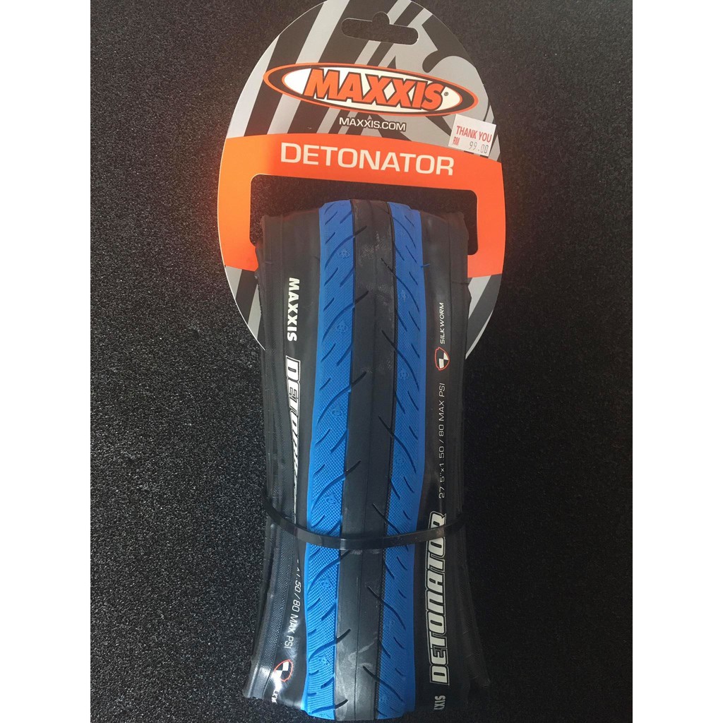 Pneu Maxxis Detonator 27,5 X 1,50 – Pour VTT Route, Double Gomme, 60 TPI, 485 G