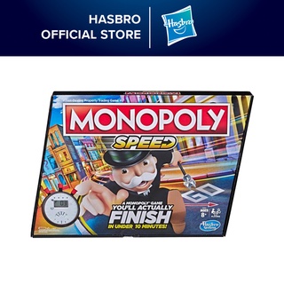 Image of Monopoly Speed Board Game, Play Monopoly in Under 10 Minutes, Fast-playing Monopoly Board Game, Game for 2-4 Players