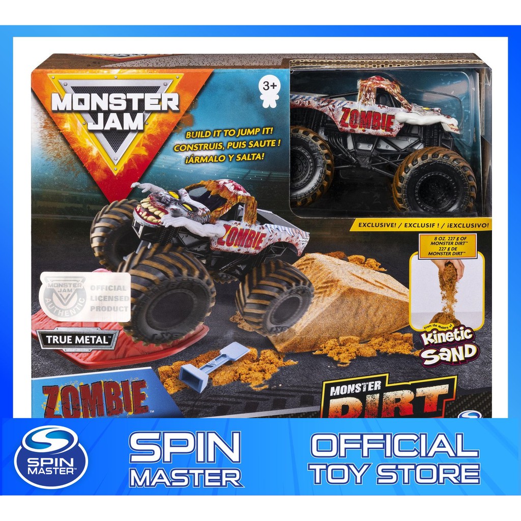 monster dirt kinetic sand