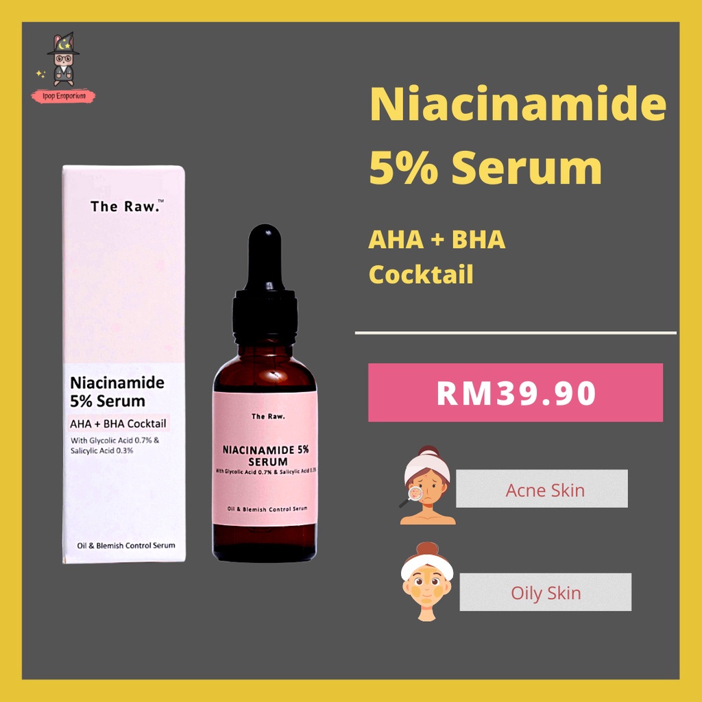 The Raw. Niacinamide 5% Serum (30mL) | Shopee Malaysia
