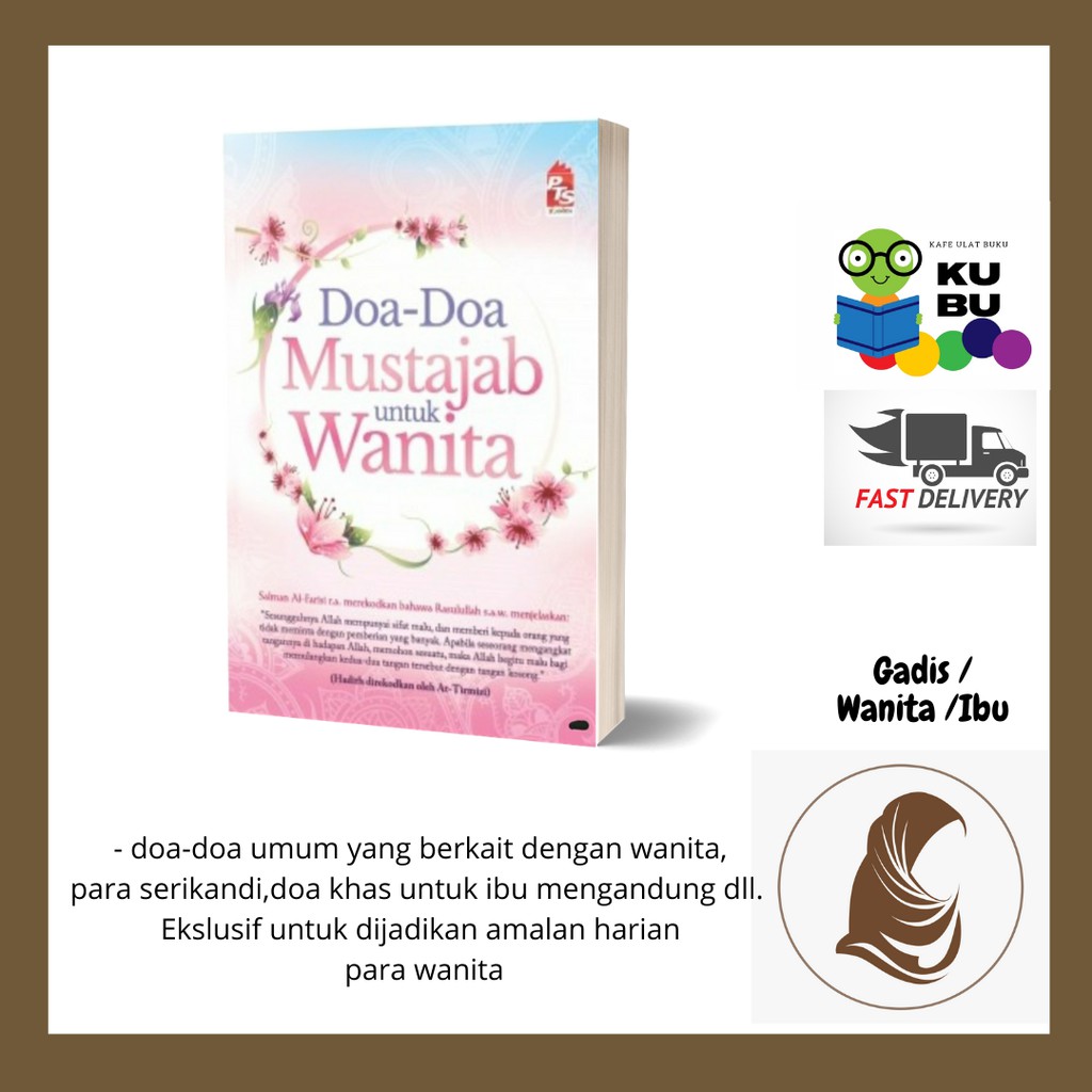 Buku Doa Doa Mustajab Untuk Wanita Doa Harian Wanita Shopee Malaysia