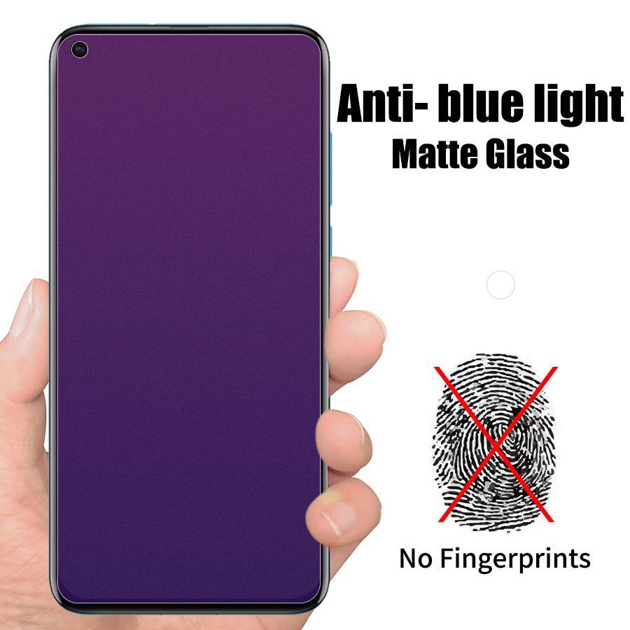 iPhone 11 12 13 Pro Max 6 6s Plus 7 Plus 8 Plus X Xs Max Xr Se Anti Blue Ray Matte Screen Protector Tempered Glas Tinted