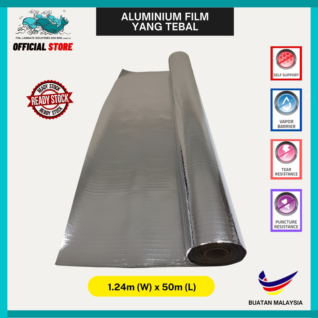 TAC-929TS | 50m (L) | Aluminium Paper Foil | Reflective Insulation