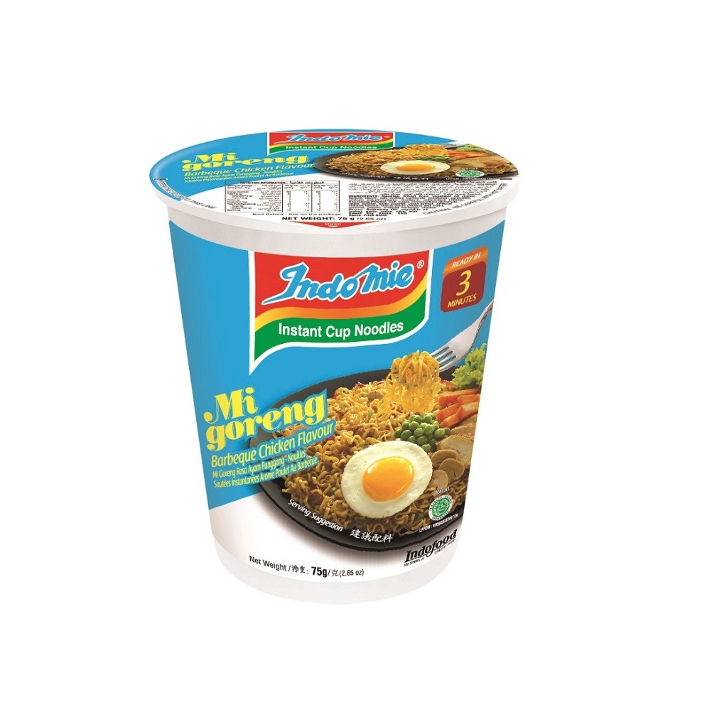 Indomie Mi Goreng BBQ Chicken Cup Noodle (75g) | Shopee Malaysia