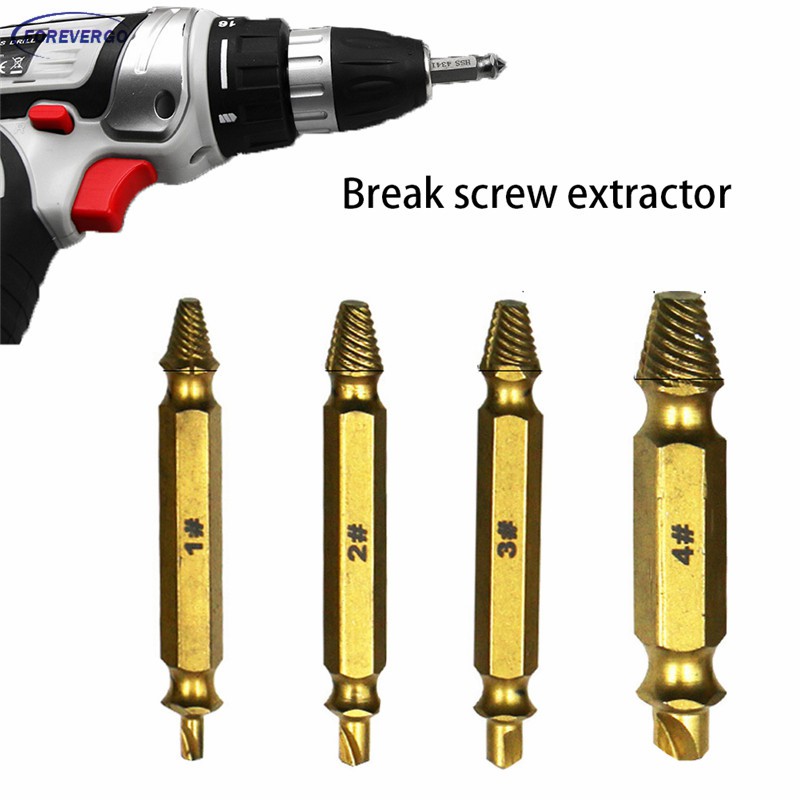 how to drill out a screw