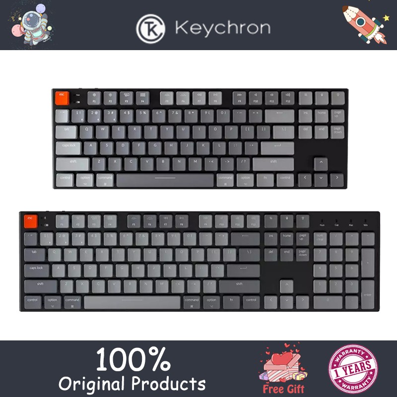 Keychron K1 Bluetooth wireless mechanical keyboard dual system compatible with three devices