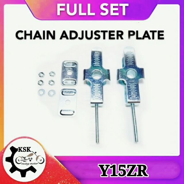 Y15ZR CHAIN ADJUSTER PLATE(FULL SET) Shopee Malaysia