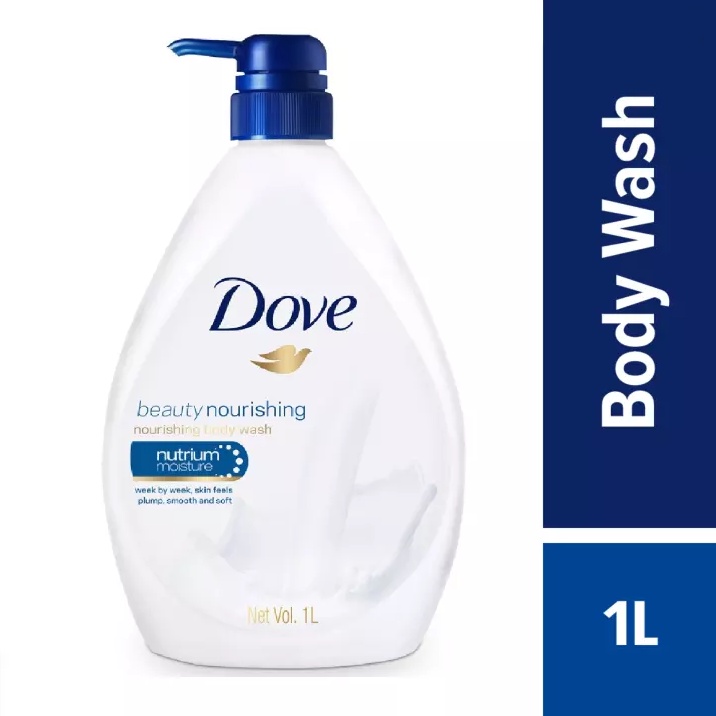 Dove Shower Gel Beauty Nourishing (1L) / Dove Shower Body Wash 1L