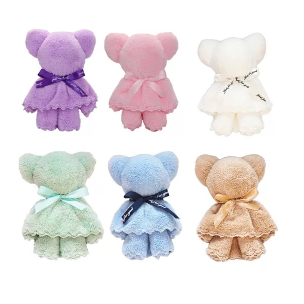 Ready Stock* Bear Shape Towel for Wedding Birthday Gift, Giveaway Party,  and Valentine's day | Shopee Malaysia