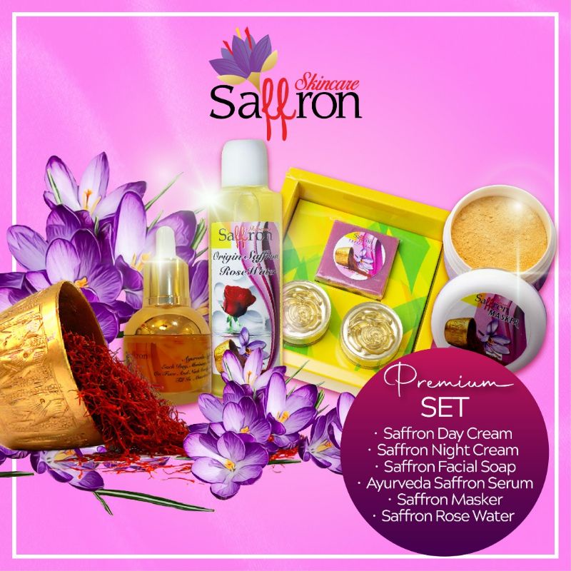 SAFFRON SKINCARE ORIGINAL PREMIUM SET ORGANIC WITH AYURVEDIC AND