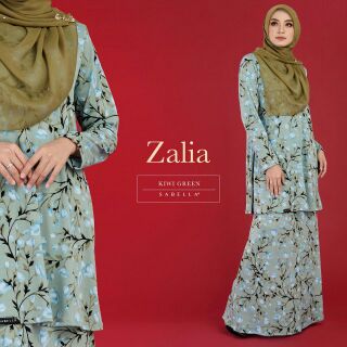  Kurung  sabella  zalia baju  kurung  tanpa gosok Shopee 