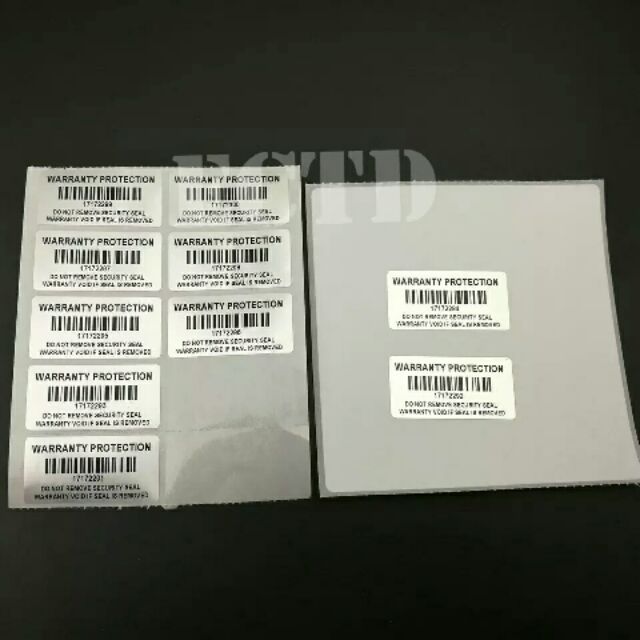 Details about   500pcs Safety Seal Anti-tampering Warranty Unordered Serial Number Label Sticker 