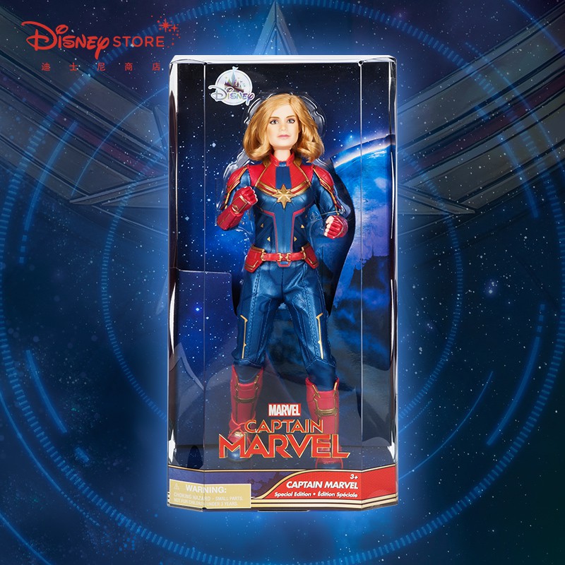 captain marvel disney store doll