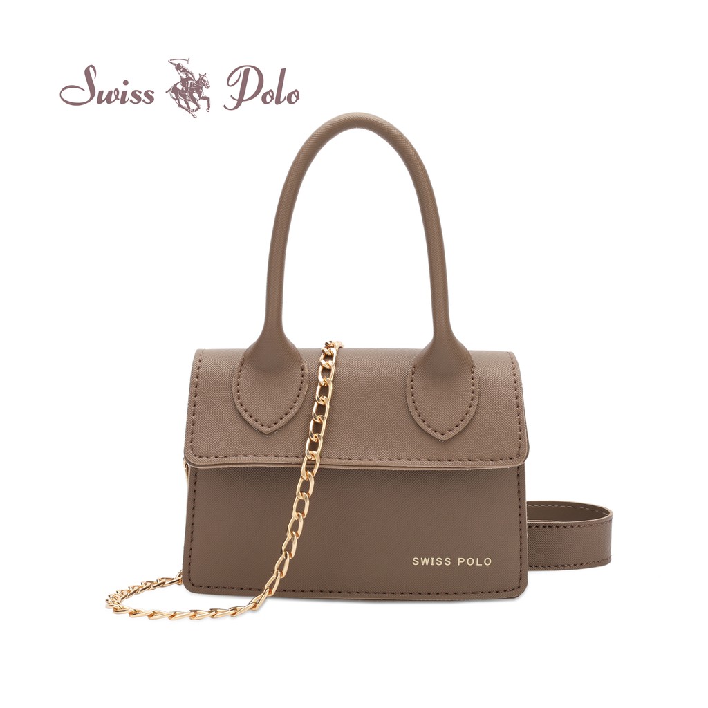 SWISS POLO LADIES SLING BAG/HAND BAG HCX 80362 PINK Shopee Malaysia