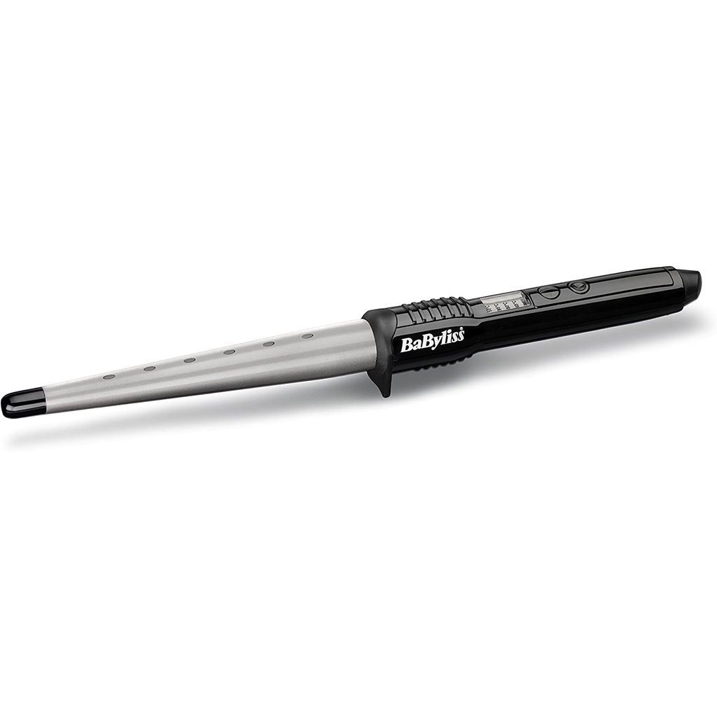 BaByliss Ceramic Curling Wand Pro, Black/Grey Shopee Malaysia